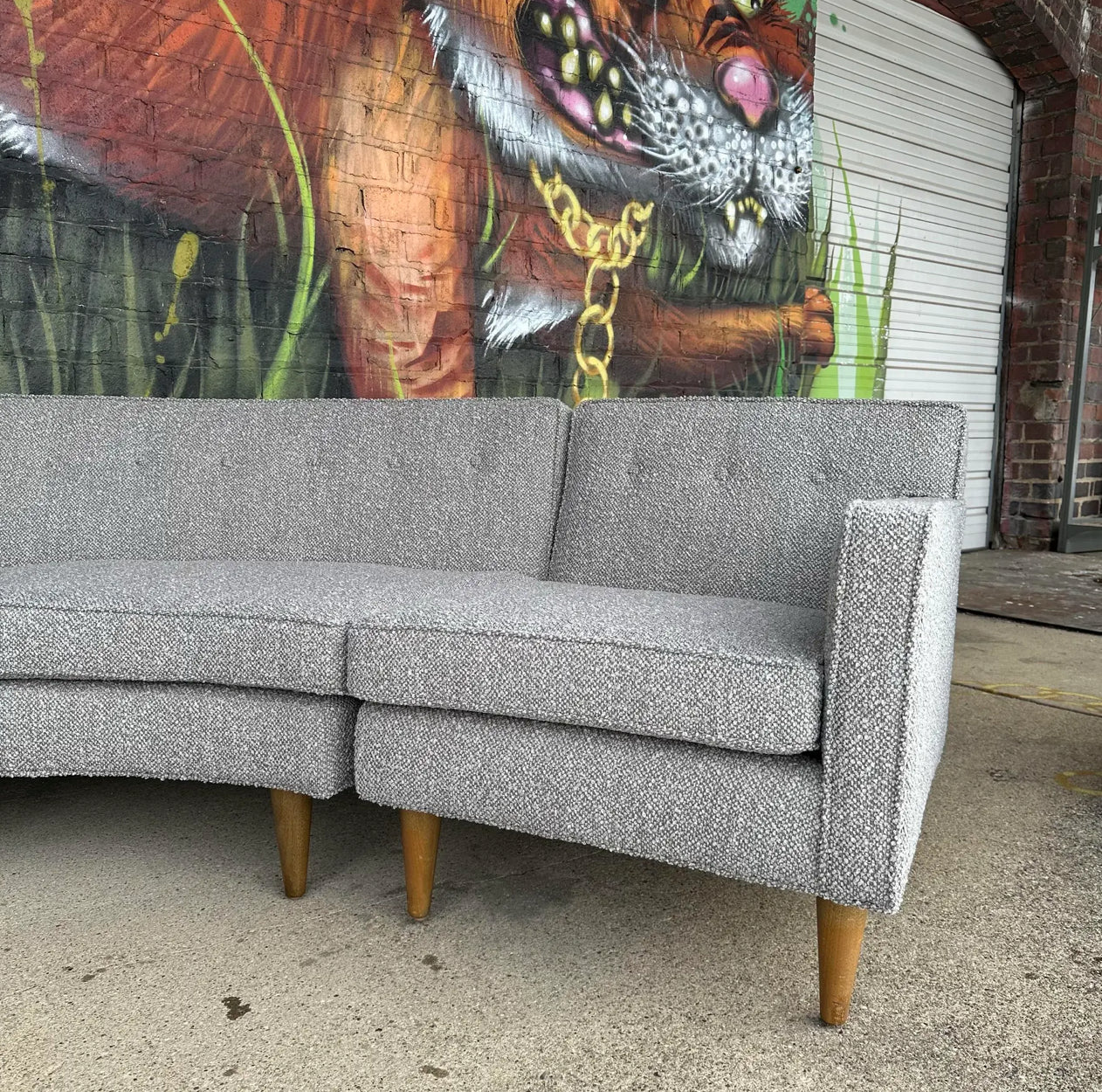 3-Piece Edward Wormley for Dunbar Sectional Expertly Reupholstered With Pincore Foam