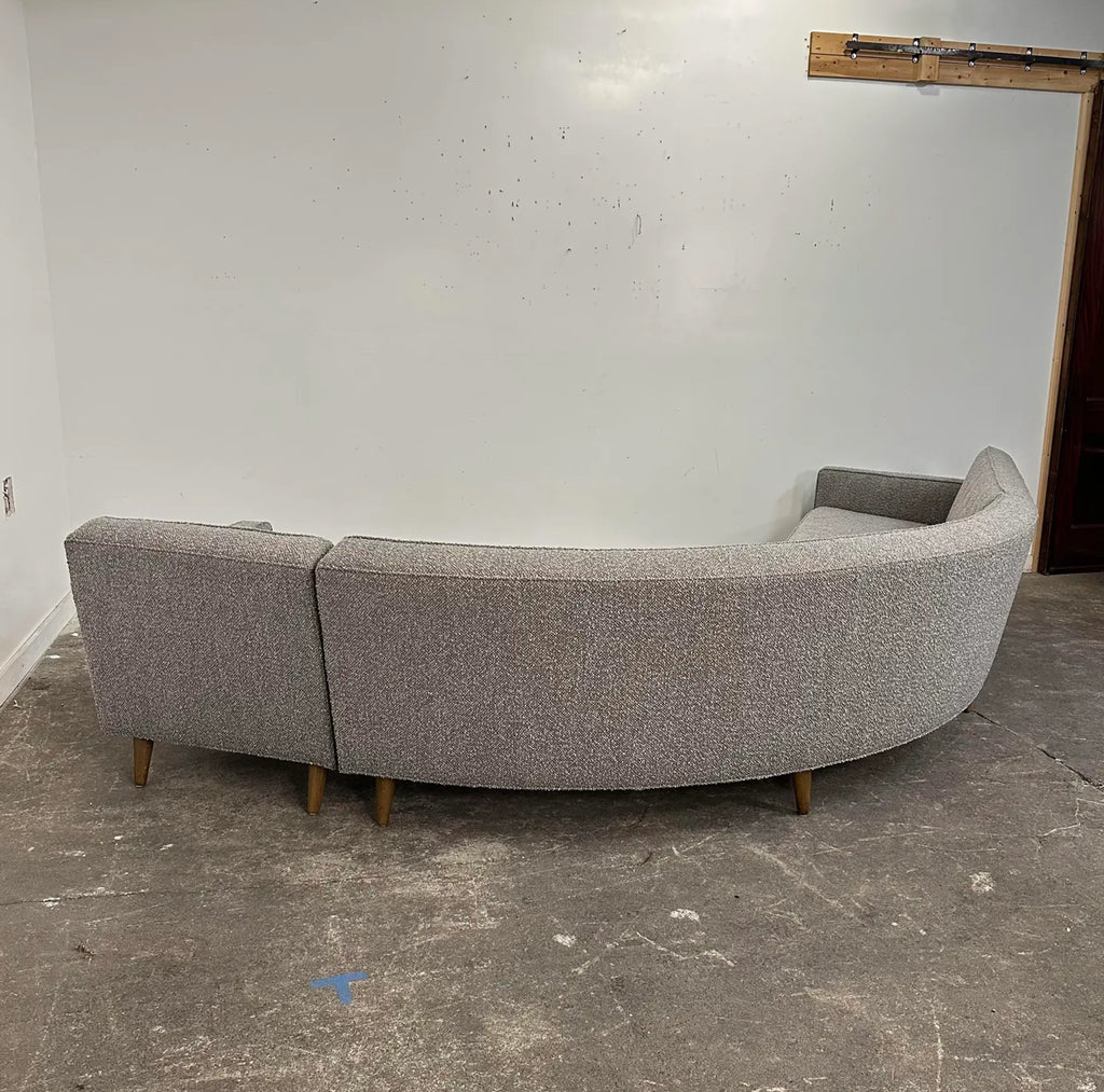 3-Piece Edward Wormley for Dunbar Sectional Expertly Reupholstered With Pincore Foam