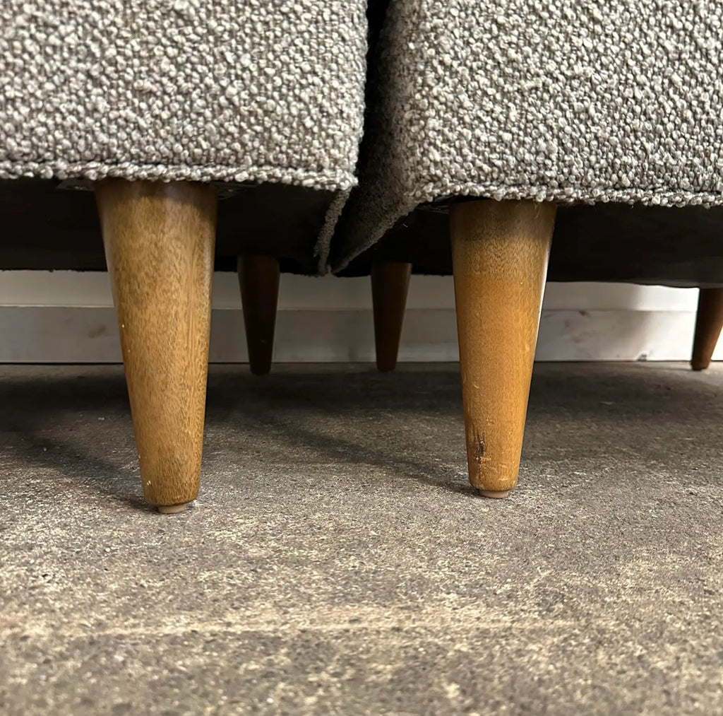 3-Piece Edward Wormley for Dunbar Sectional Expertly Reupholstered With Pincore Foam