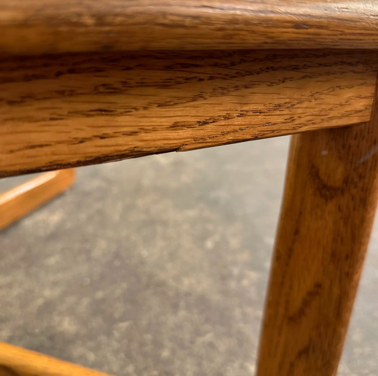 Lane Perception Smoked Glass Top and Oak Coffee Table