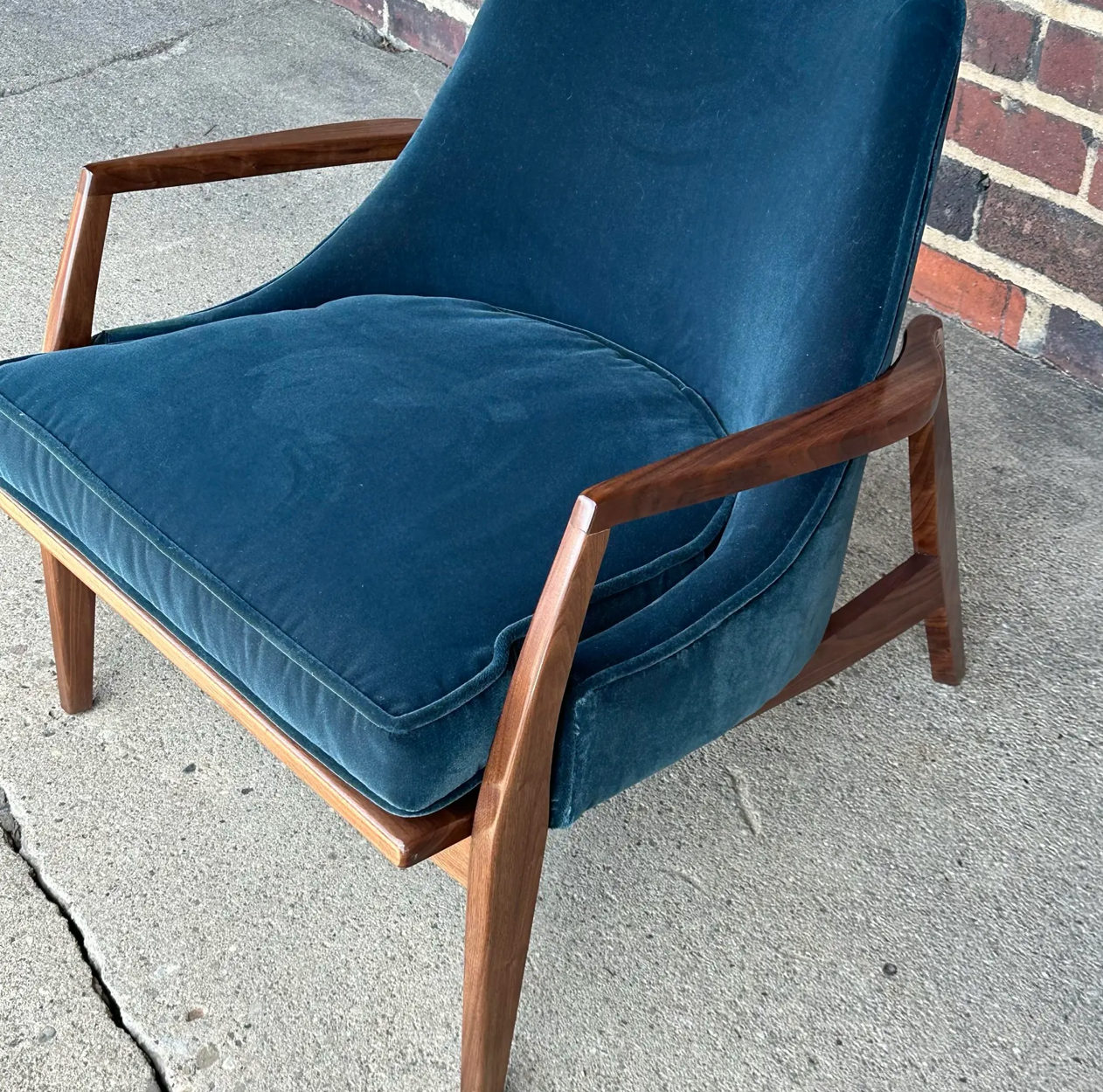 Mid Century Modern Custom Seal Style Lounge Chair