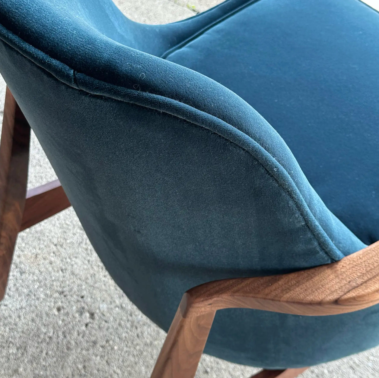 Mid Century Modern Custom Seal Style Lounge Chair