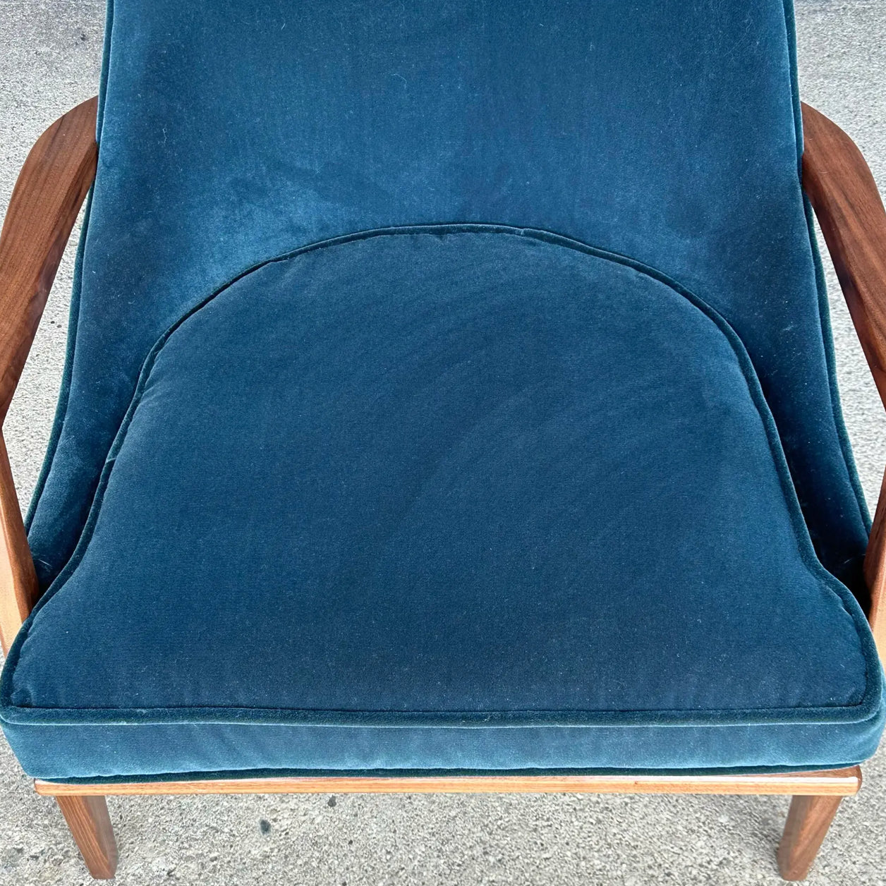 Mid Century Modern Custom Seal Style Lounge Chair