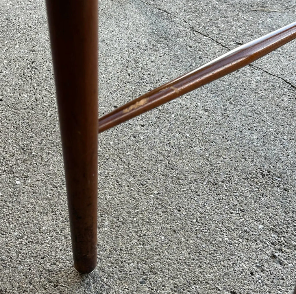 Pair of American Walnut Armchairs by Heritage Henredon