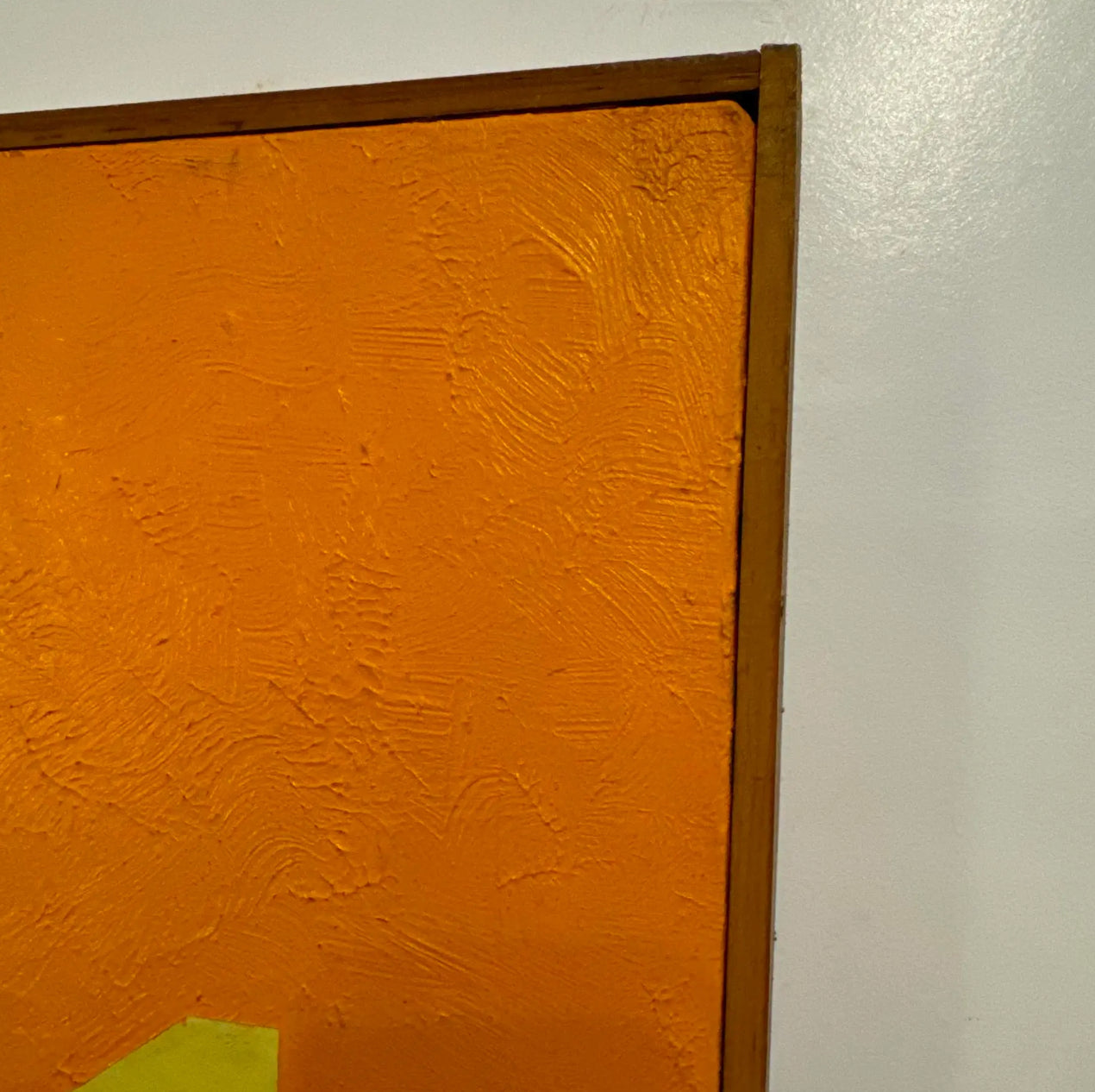 Modern Abstract Color Blocked Art Painting From the Mid Century