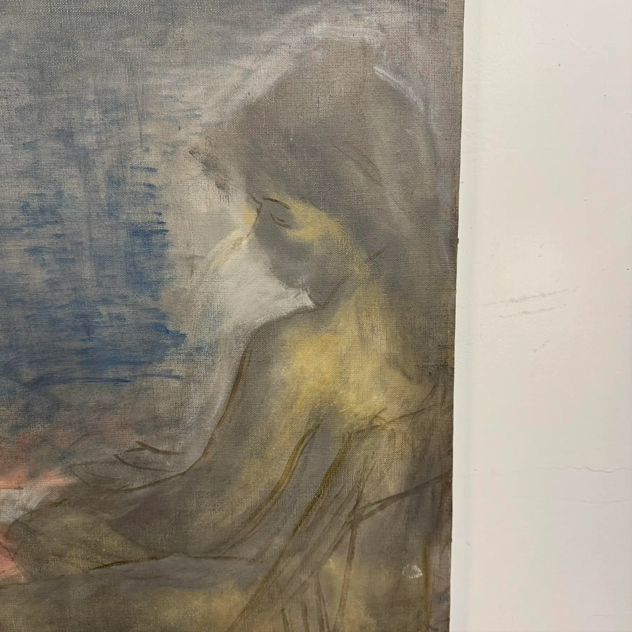 Nude Abstract Figure Painting