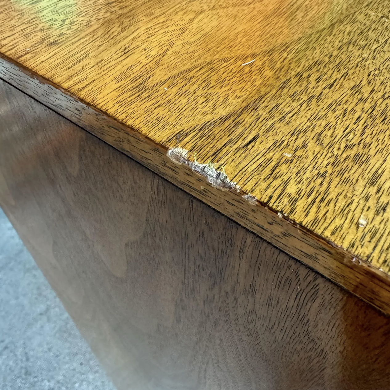 Unique Mid Century Modern Tall Wood Dresser
