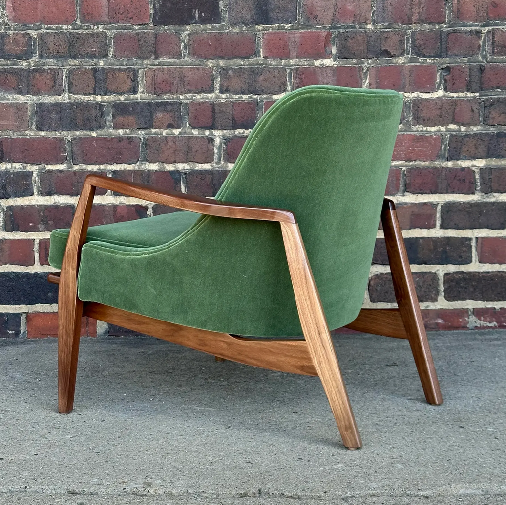 Custom Seal Style Lounge Chair Green