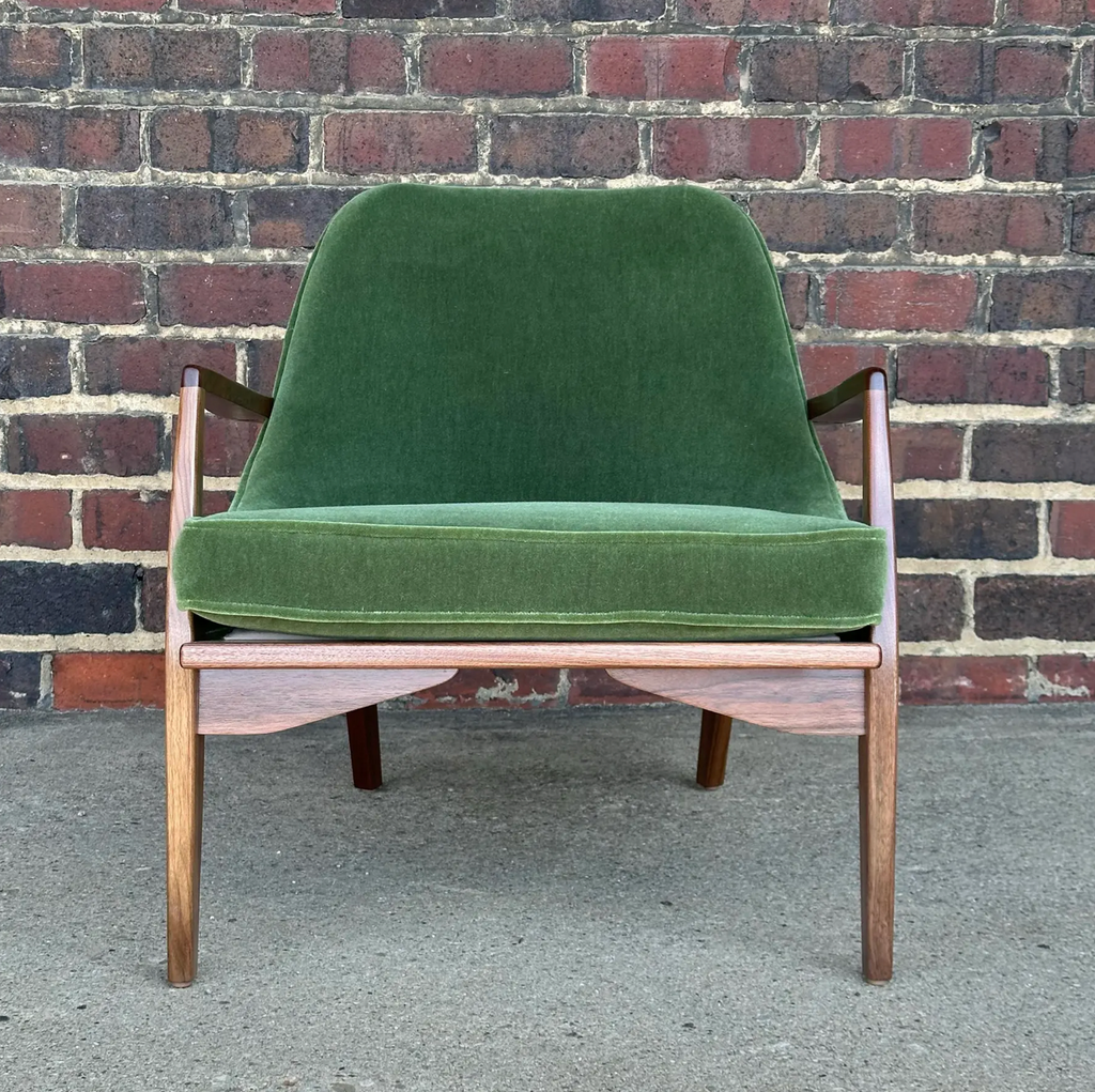 Custom Seal Style Lounge Chair Green