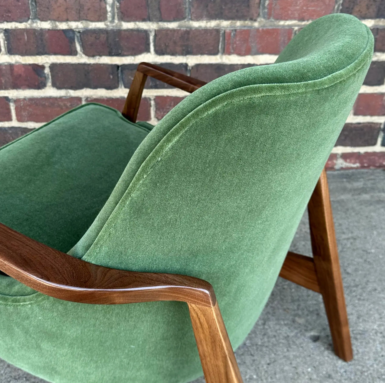Custom Seal Style Lounge Chair Green