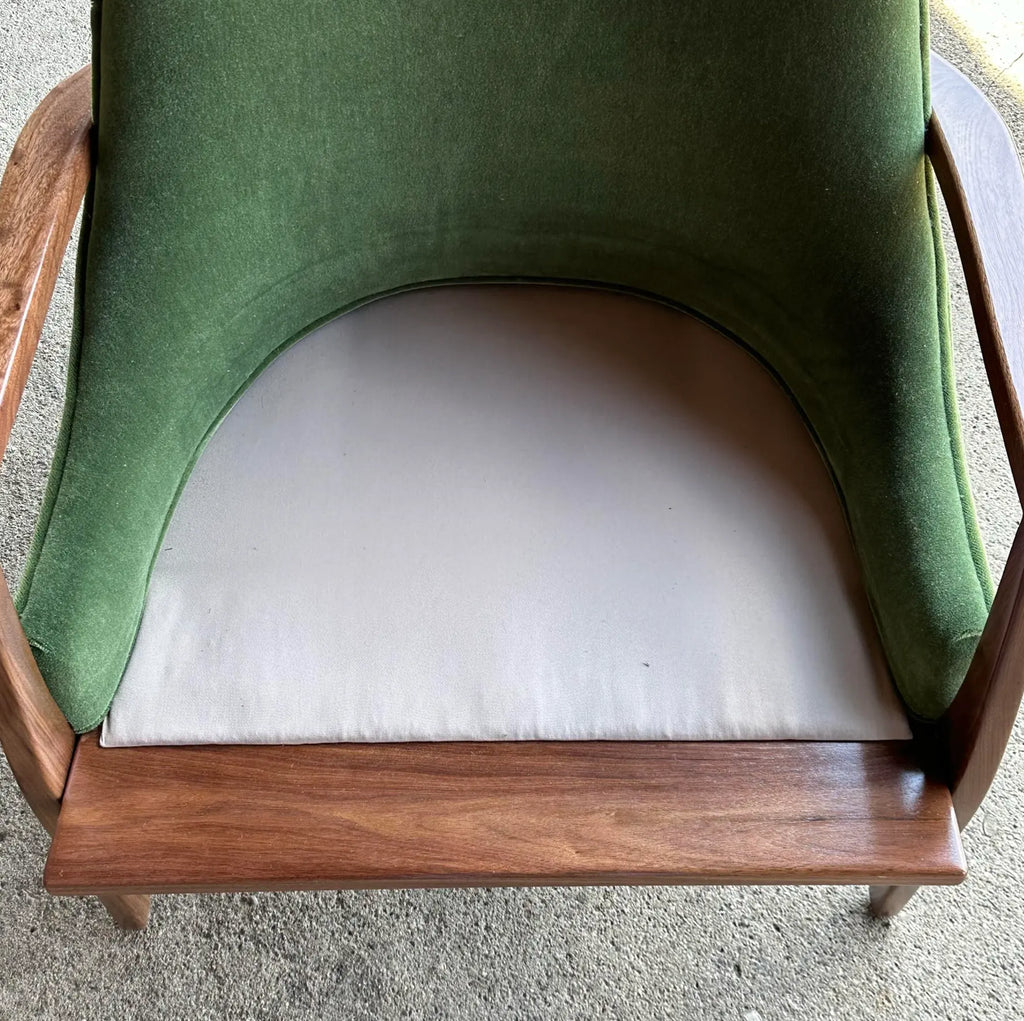Custom Seal Style Lounge Chair Green