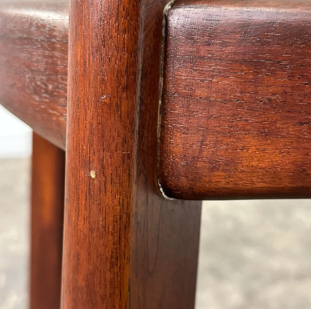 Adrian Pearsall Walnut and Glass “Compass” Dining Table