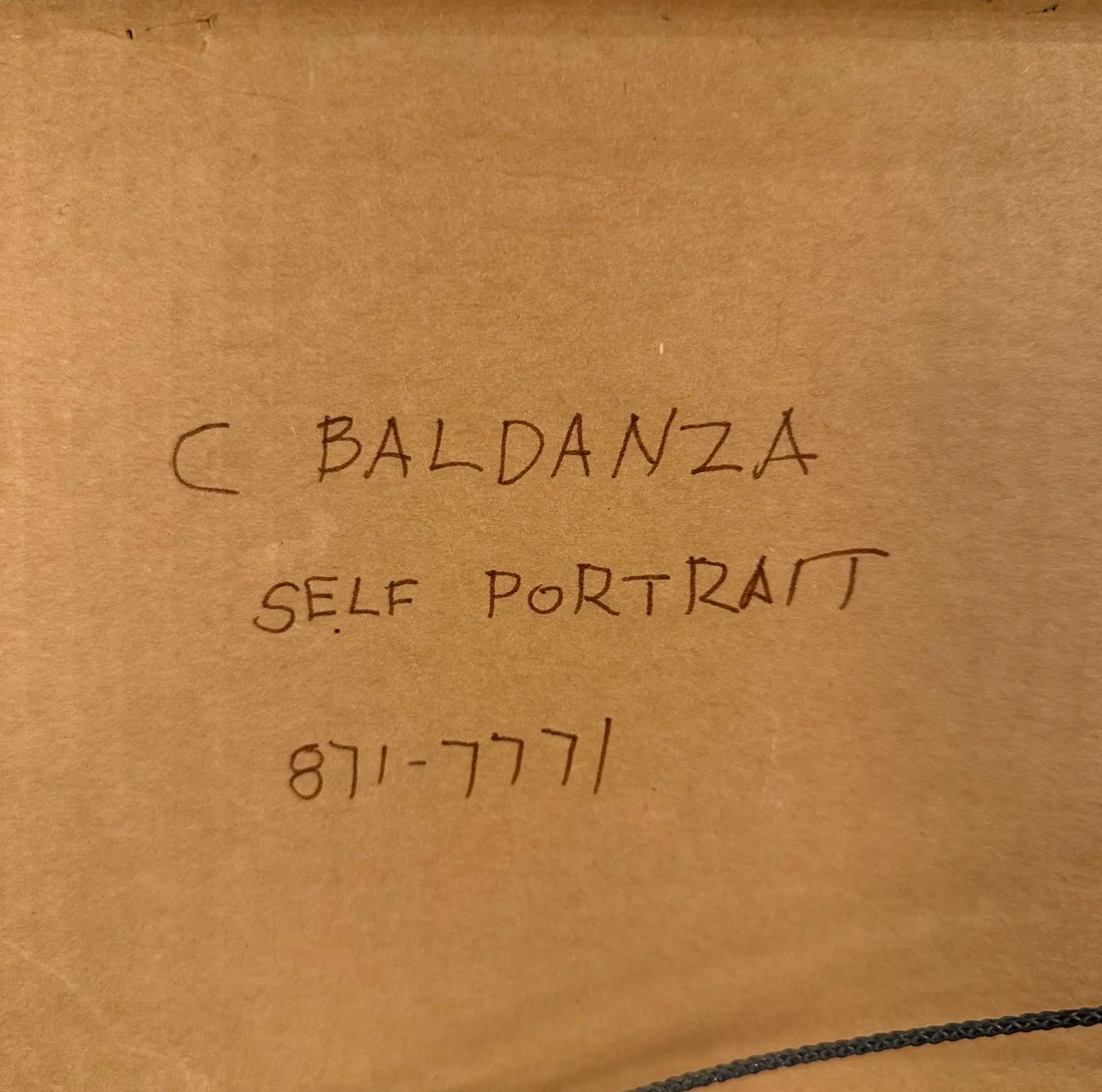 C. Baldanza Self Portrait