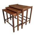 Mid 20th Century Danish Teak Nesting Side Tables