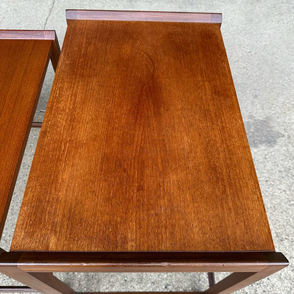 Mid 20th Century Danish Teak Nesting Side Tables