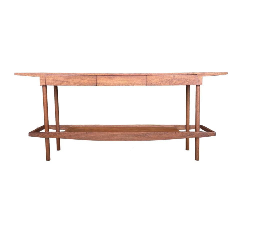 William Pahlmann Walnut Studio Console Table