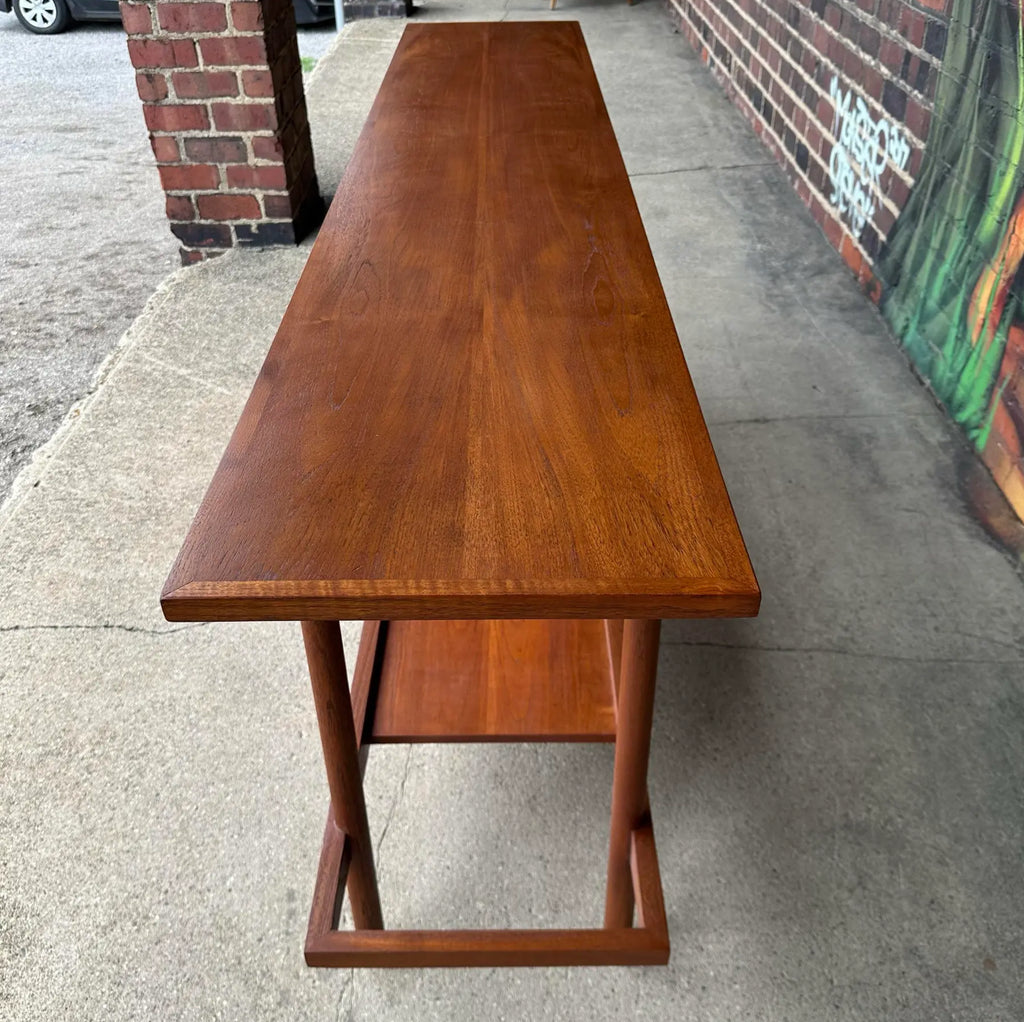 William Pahlmann Walnut Studio Console Table
