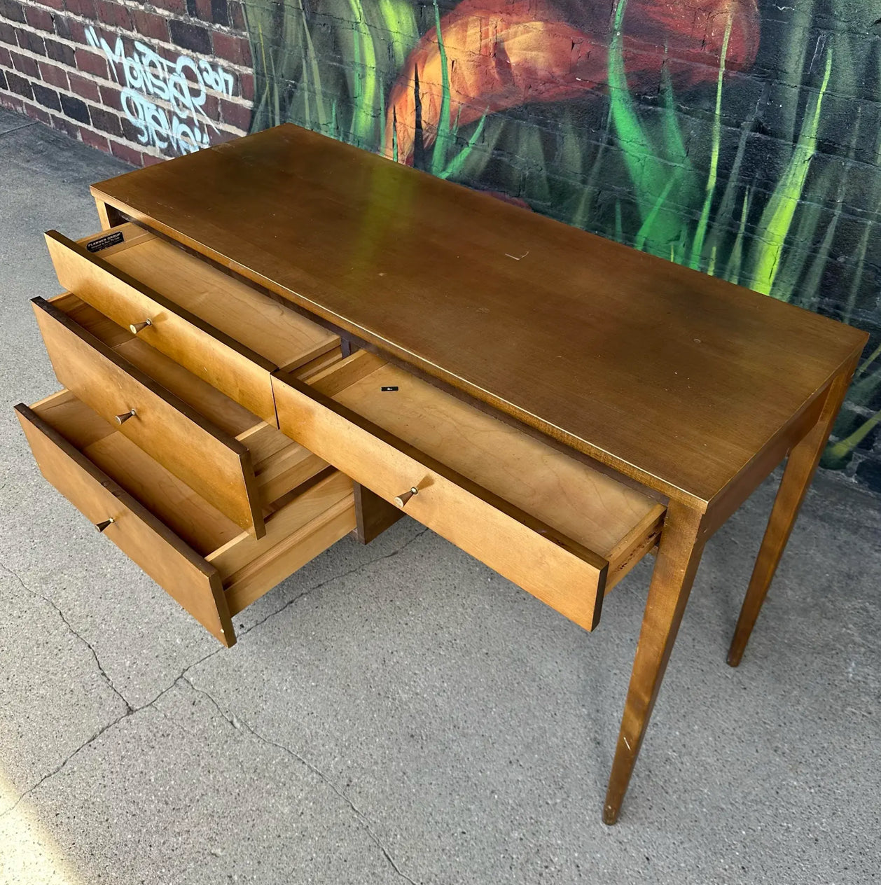 Mid Century Modern Paul McCobb Planner Group Writing Desk