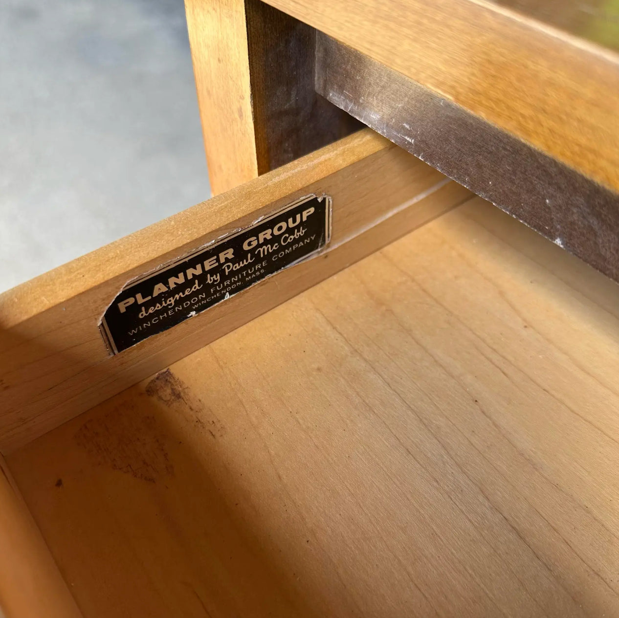 Mid Century Modern Paul McCobb Planner Group Writing Desk