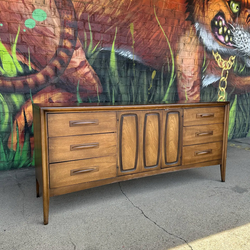 Mid-Century Modern Broyhill Emphasis Low Dresser