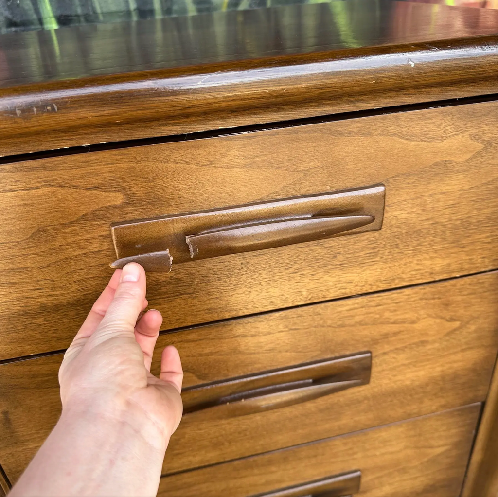 Mid-Century Modern Broyhill Emphasis Low Dresser
