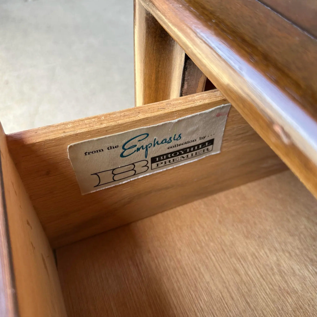 Mid-Century Modern Broyhill Emphasis Low Dresser
