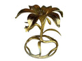 Mid Century Modern Drexel "Arthur Court" Lily Gilded Cast Aluminum Side Table