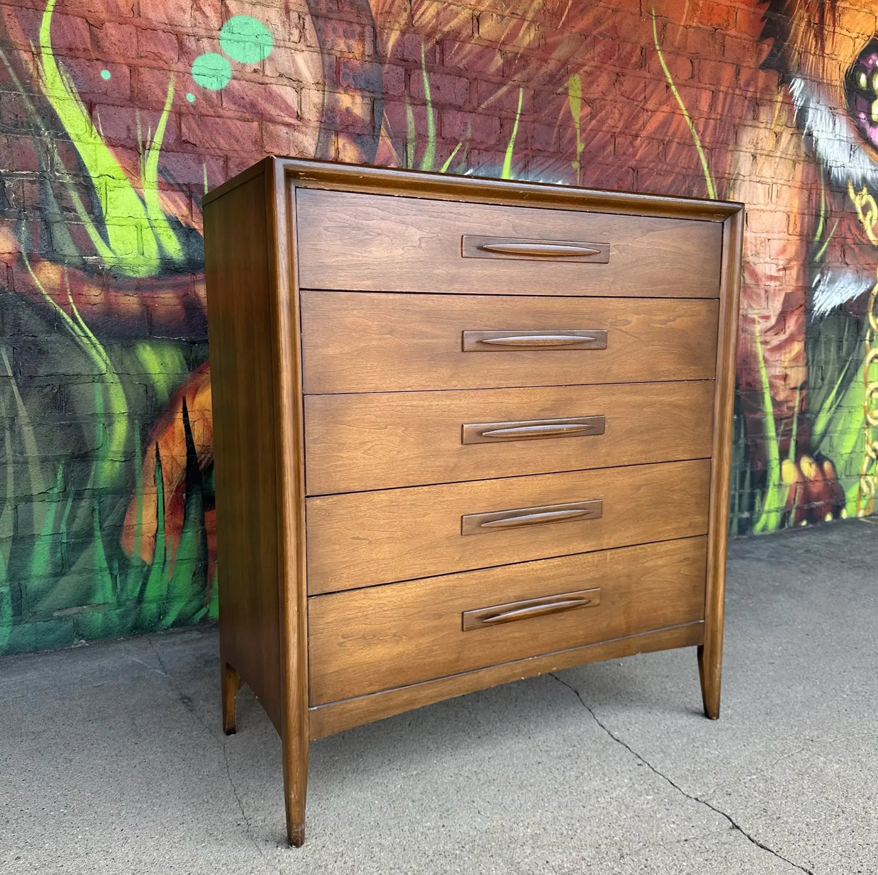 Mid-Century Broyhill Emphasis Highboy Dresser