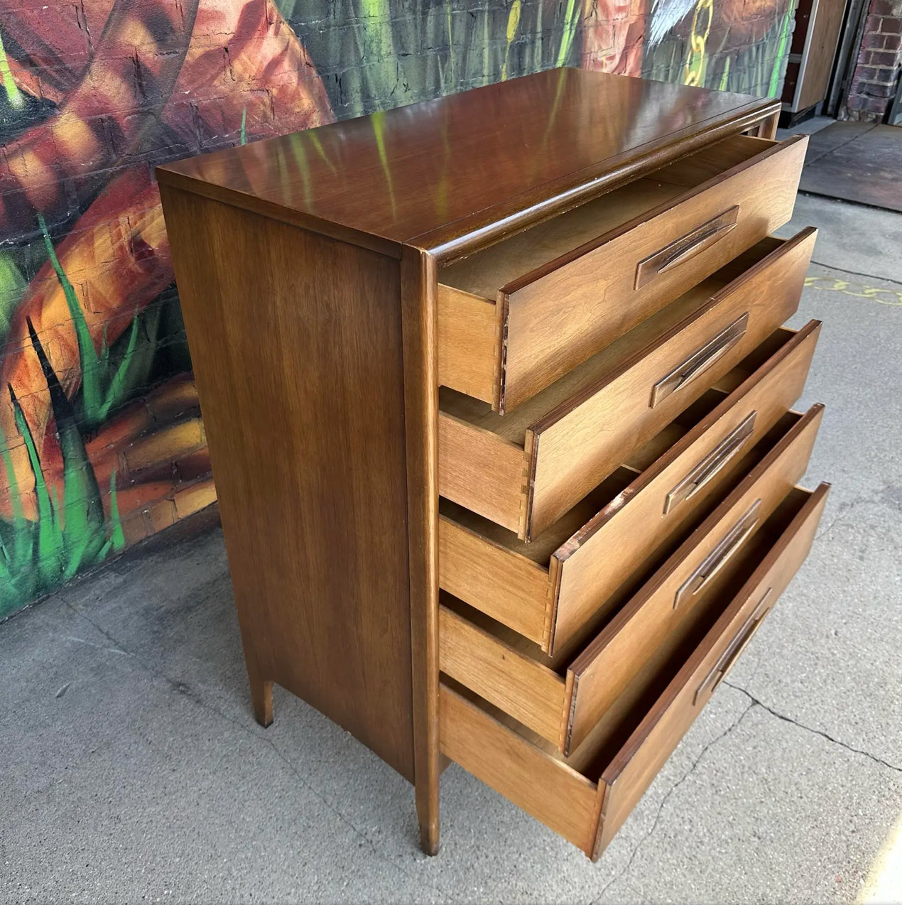Mid-Century Broyhill Emphasis Highboy Dresser