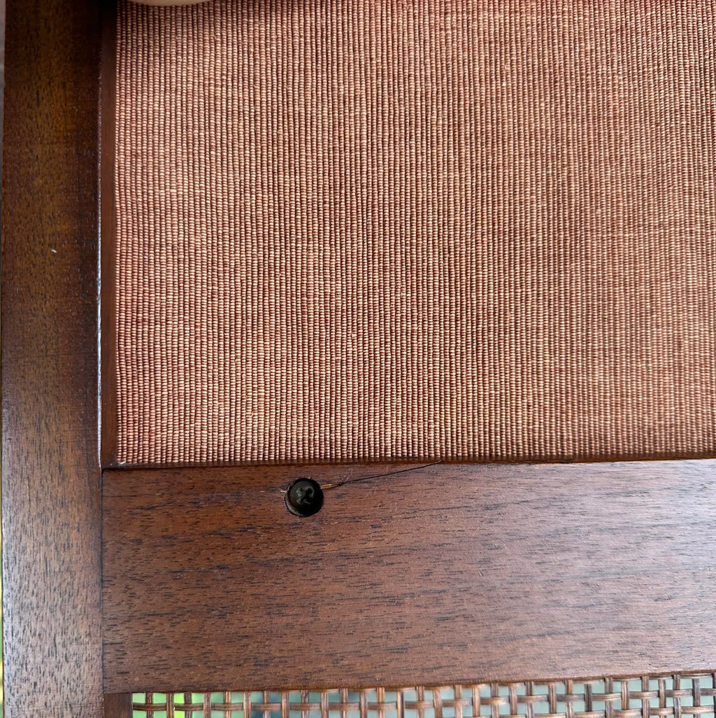 Mid 20th Century Set of 8 Cane High Back Dining Chairs