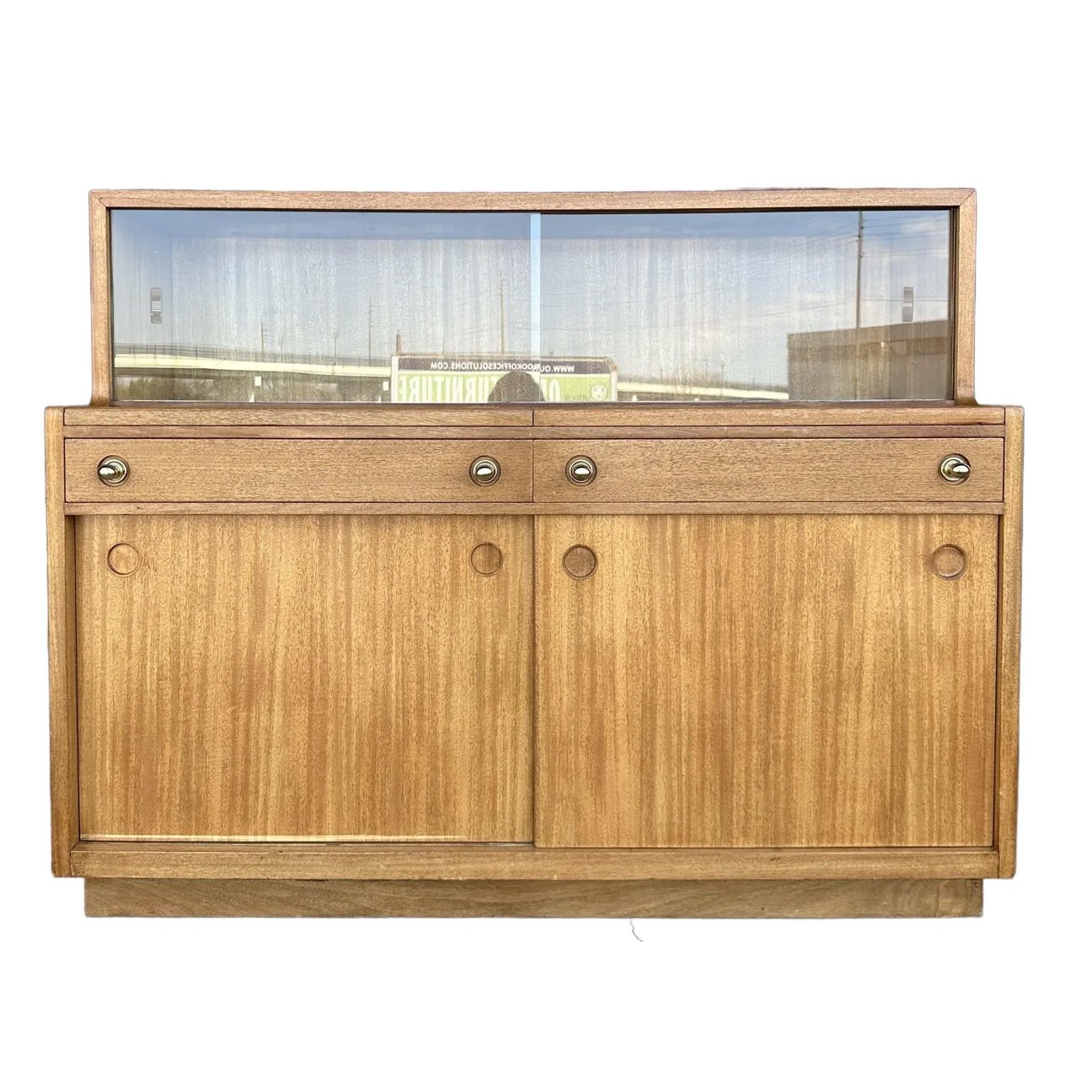Mid Century Modern Dunbar Server Sideboard Cabinet