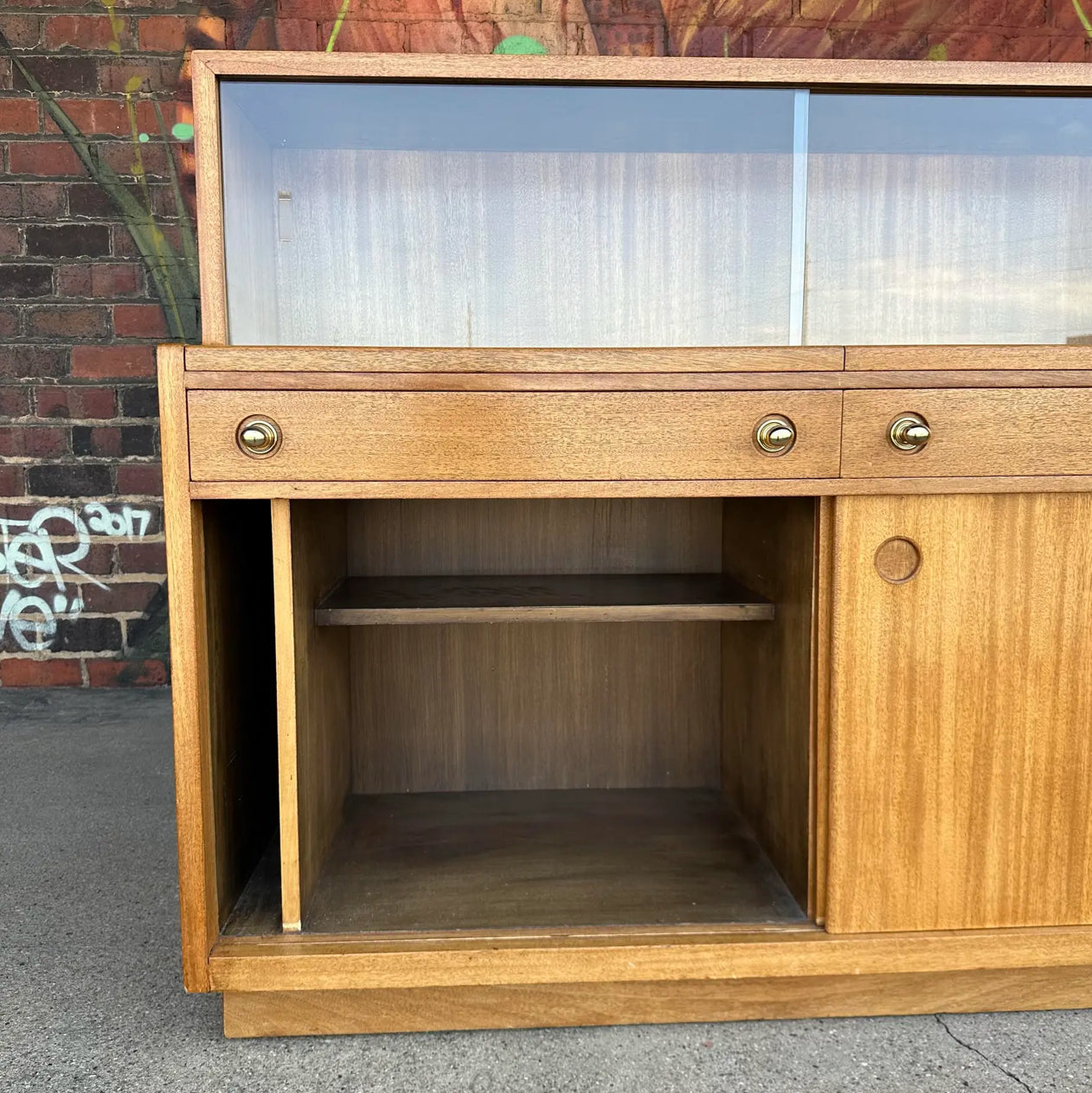 Mid Century Modern Dunbar Server Sideboard Cabinet