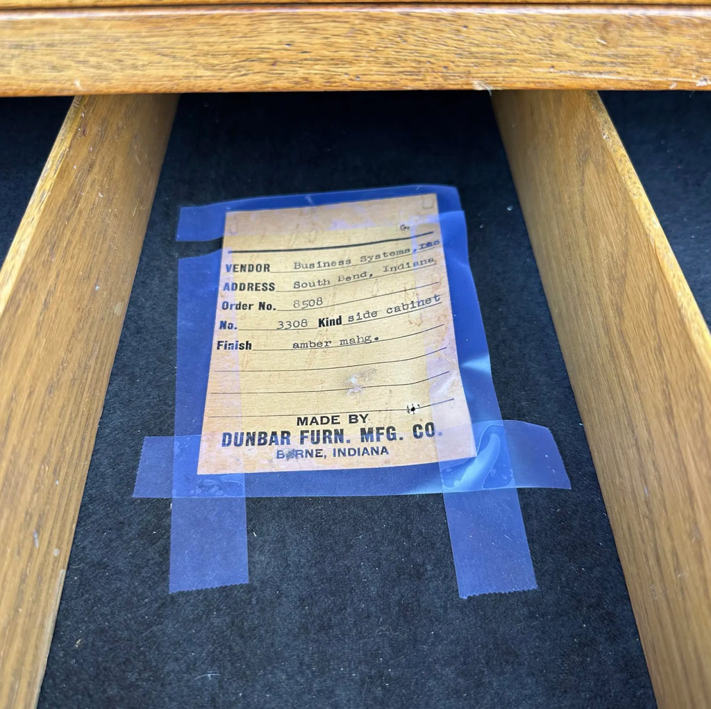 Mid Century Modern Dunbar Server Sideboard Cabinet