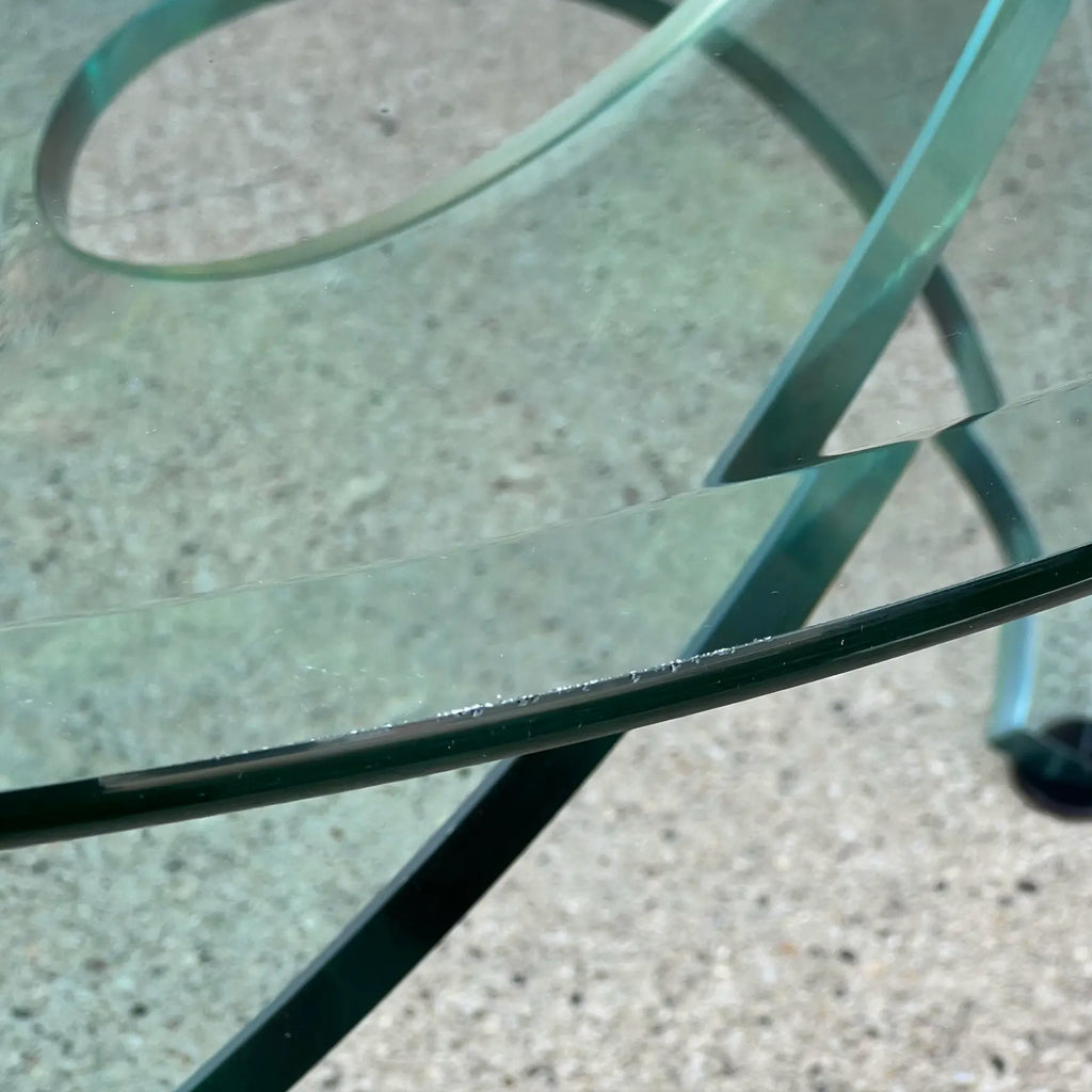 Knut Hesterburg Rare Glass Propeller Coffee Table