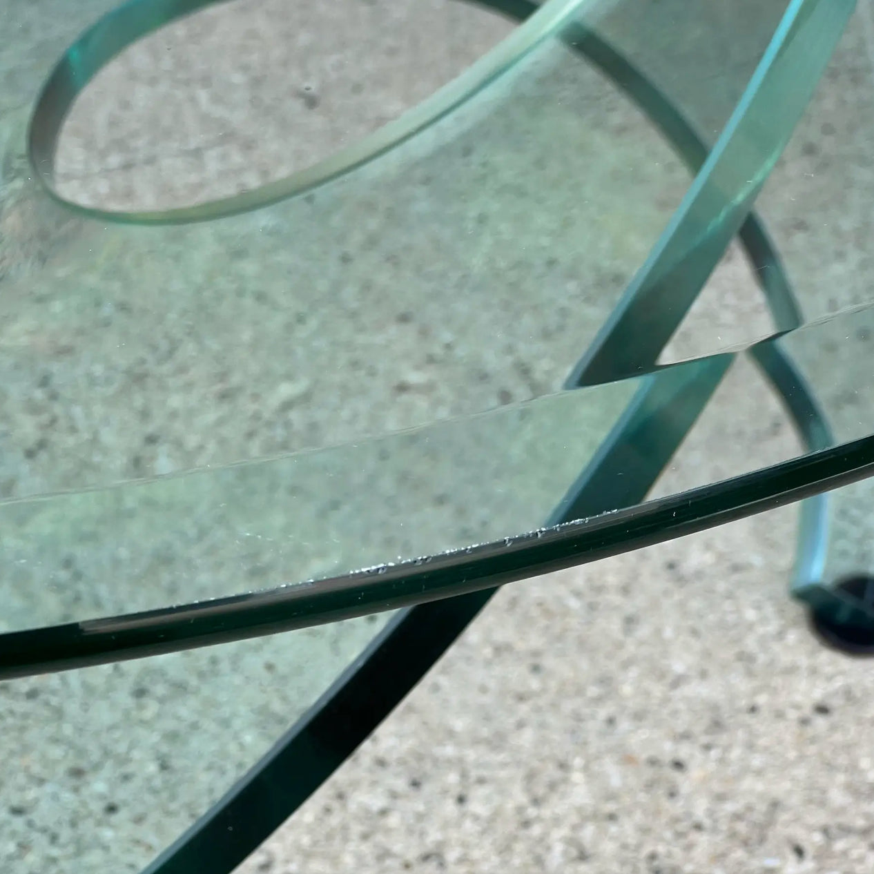 Knut Hesterburg Rare Glass Propeller Coffee Table