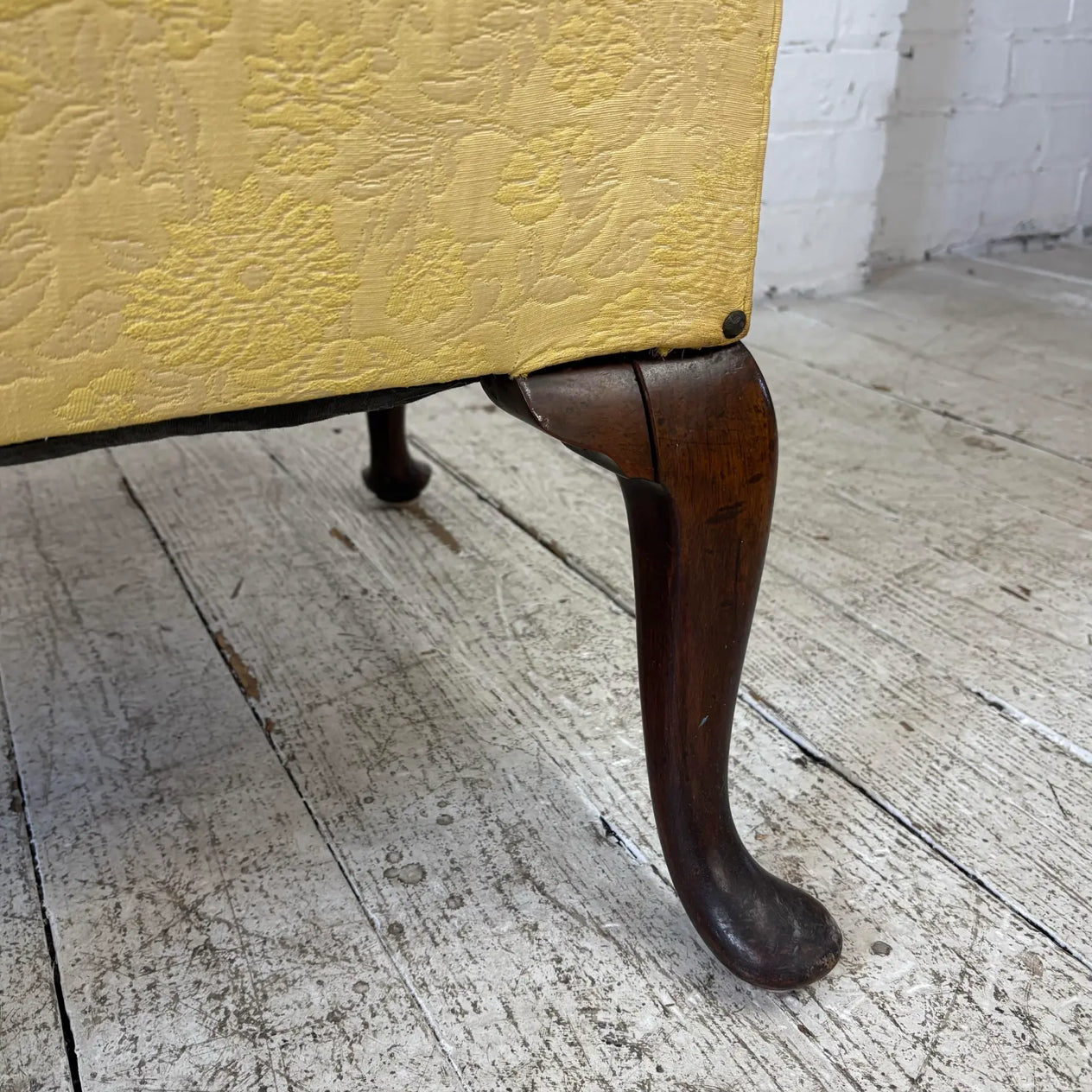 Pair of Traditional Wide Arm Antique Chairs