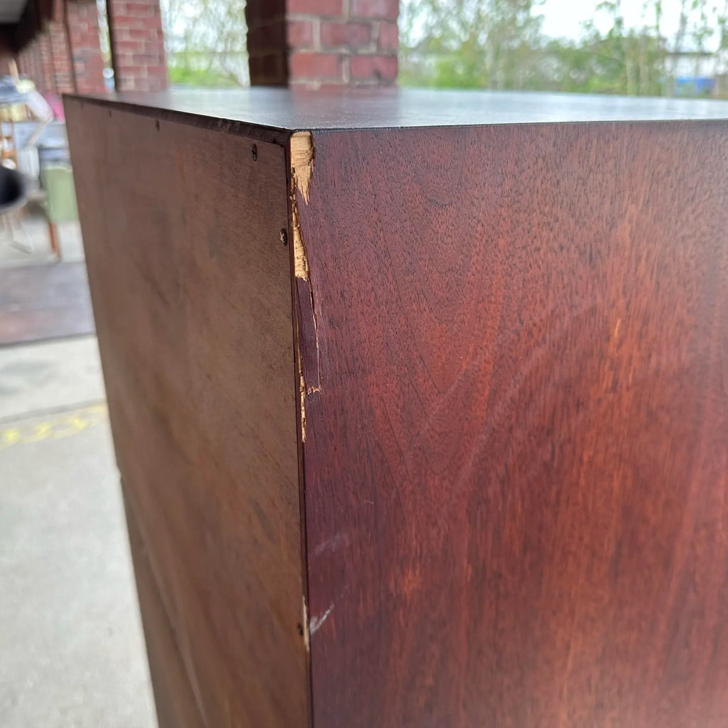 Mid Century Modern Jens Risom 2 Piece Dresser Chest Cabinet Storage Cabinet