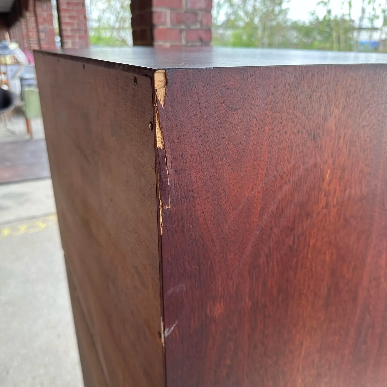 Mid Century Modern Jens Risom 2 Piece Dresser Chest Cabinet Storage Cabinet
