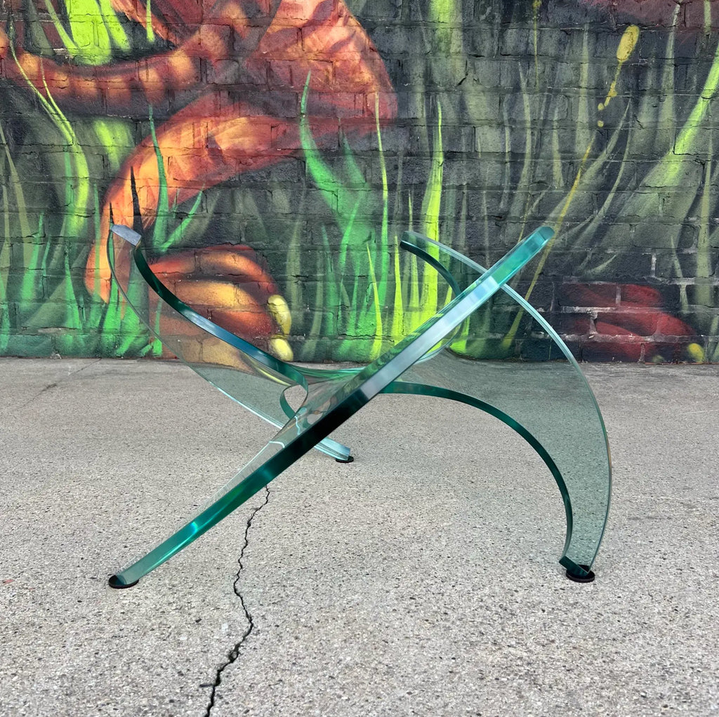 Knut Hesterburg Rare Glass Propeller Coffee Table