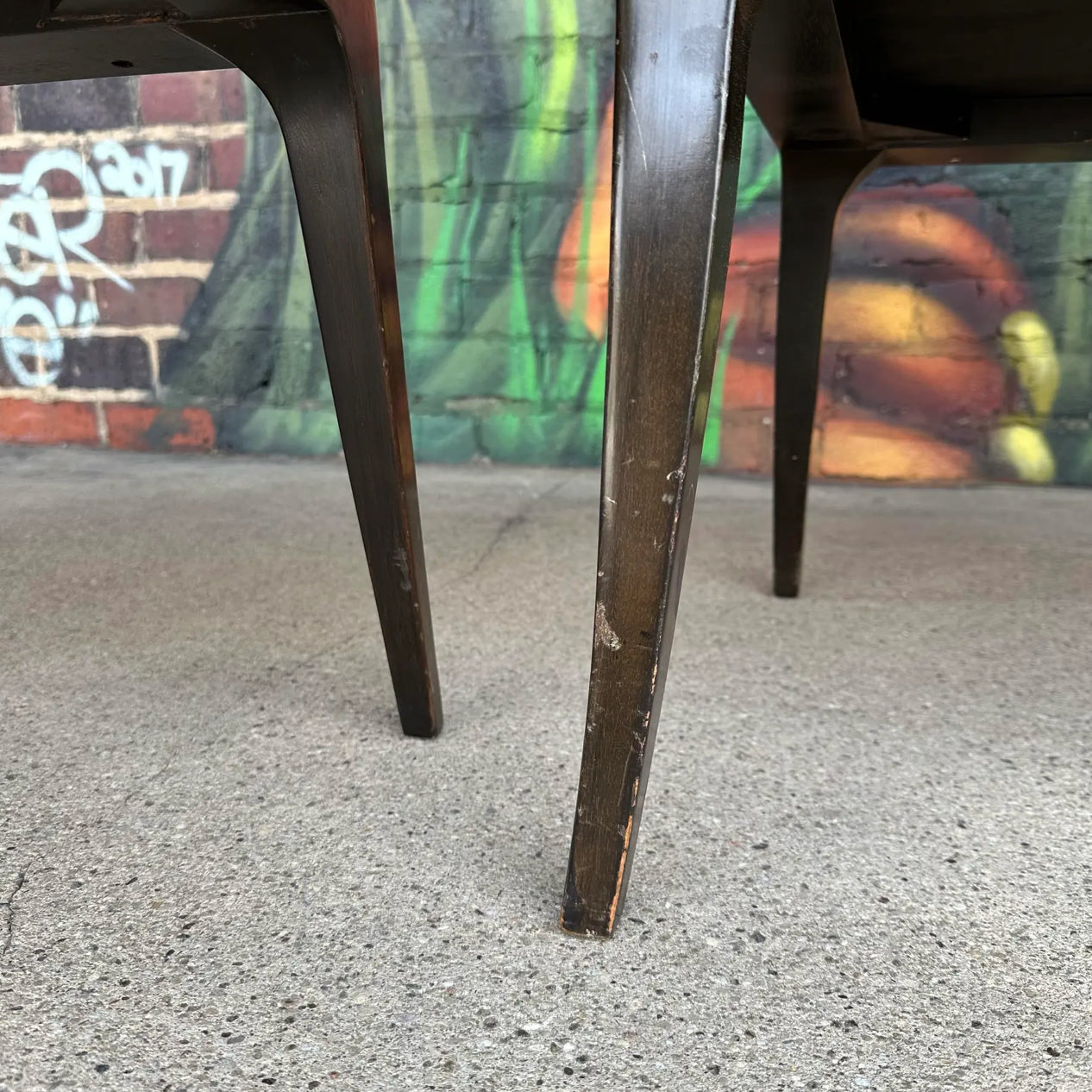 Set of 6 Harvey Probber Dining Chairs Saber Legs