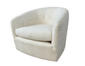Milo Baughman Swivel Rock Barrel Chair