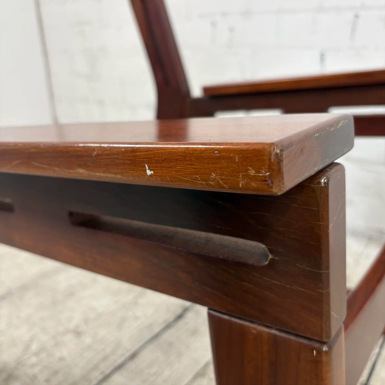 Gelli Indústria De Móveis Brazilian Rosewood Rocking Chair Frame