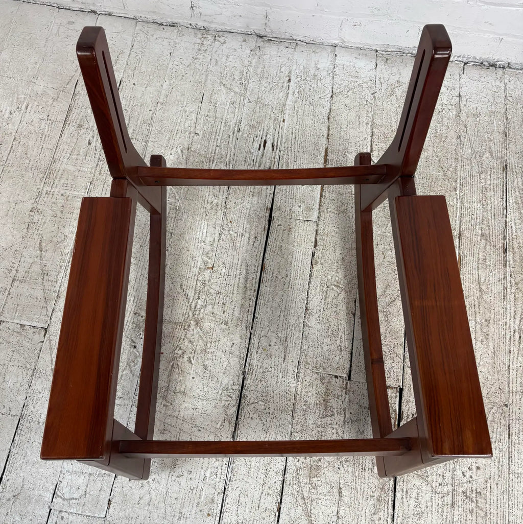 Gelli Indústria De Móveis Brazilian Rosewood Rocking Chair Frame