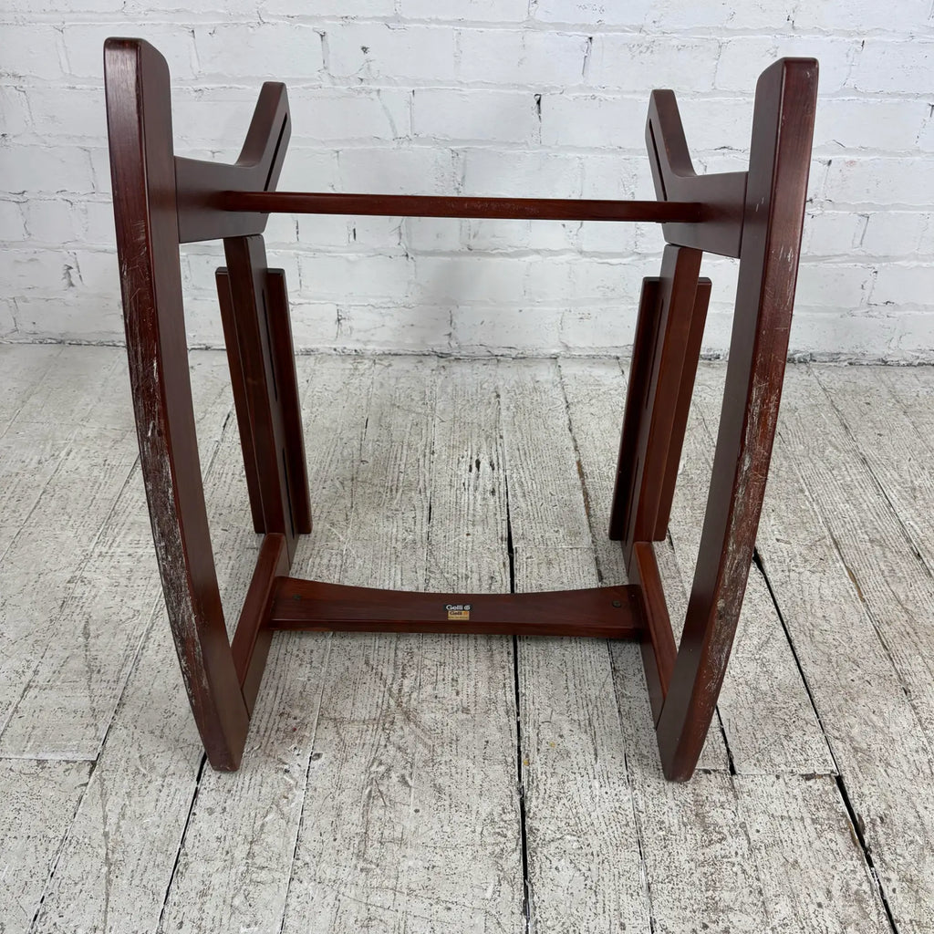 Gelli Indústria De Móveis Brazilian Rosewood Rocking Chair Frame