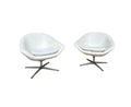 Pair of Mid-Century Modern Overman Swivel Chairs