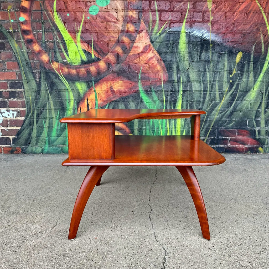 Heywood-Wakefield Tiered Side Table Mid-Century Modern