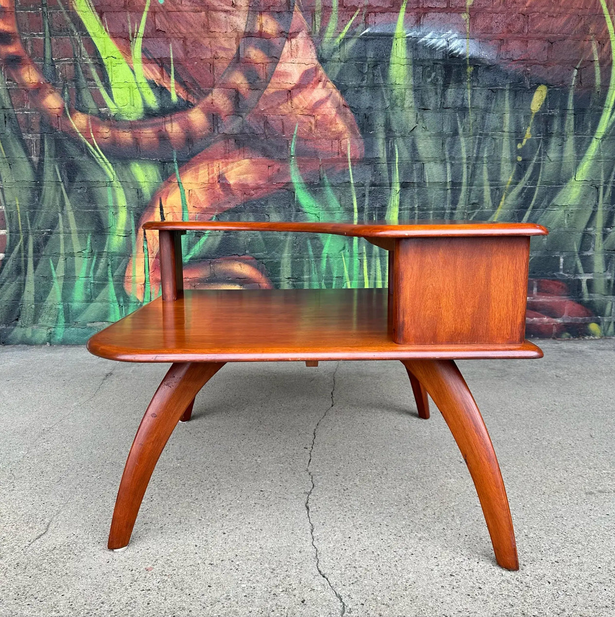 Heywood-Wakefield Tiered Side Table Mid-Century Modern