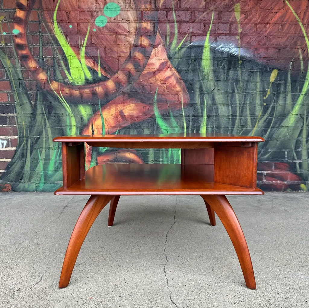 Heywood-Wakefield Tiered Side Table Mid-Century Modern