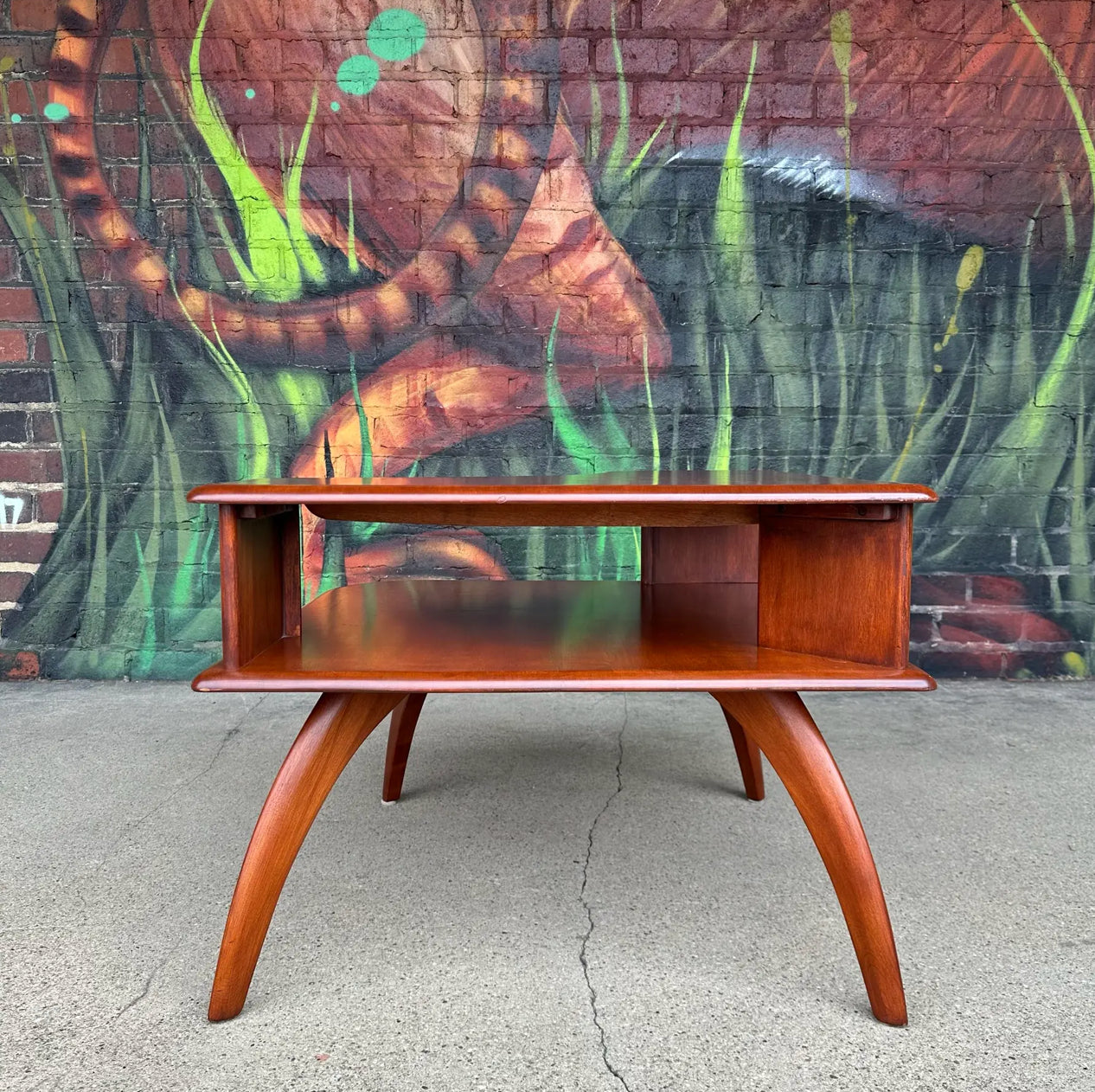 Heywood-Wakefield Tiered Side Table Mid-Century Modern