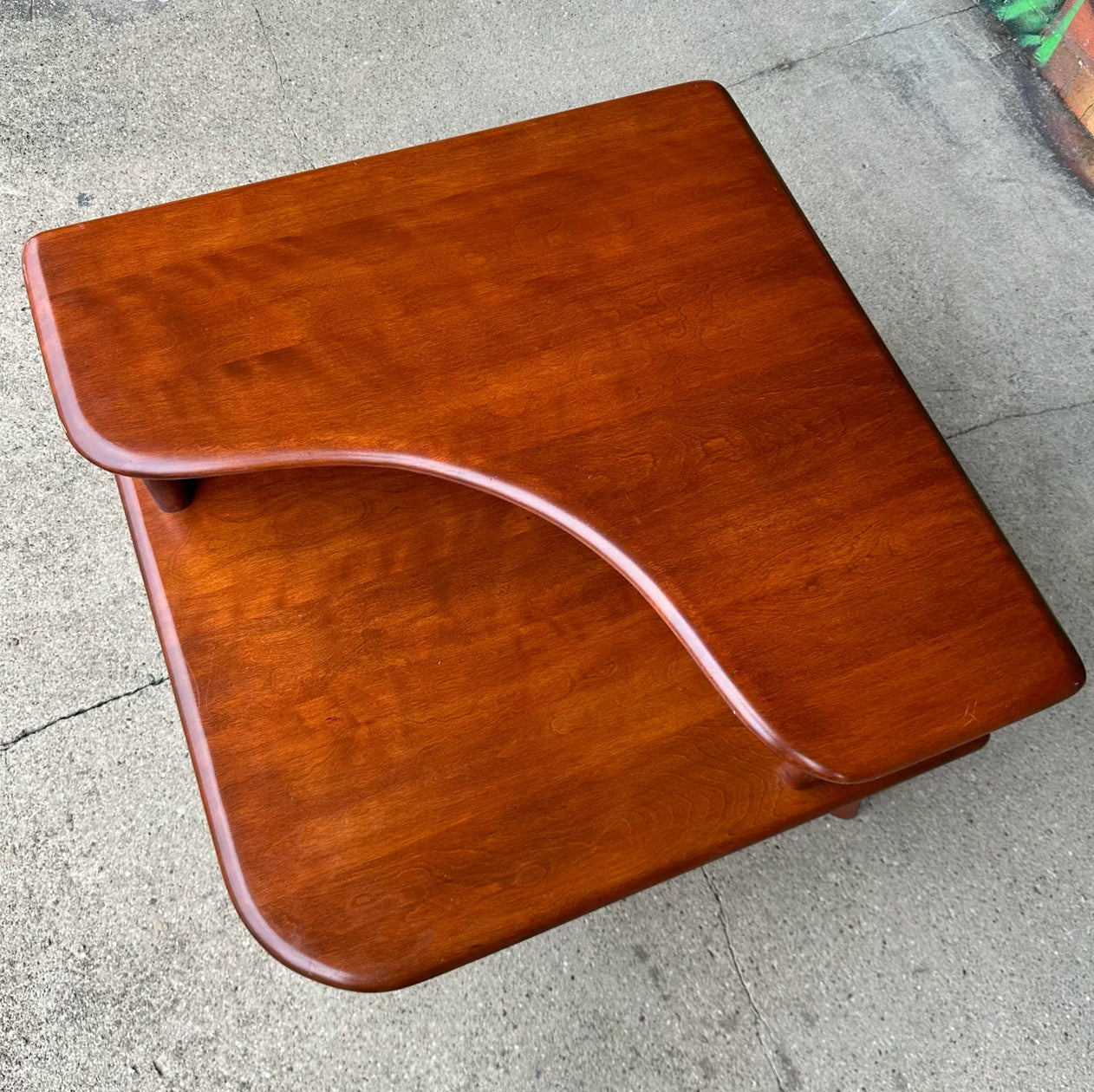 Heywood-Wakefield Tiered Side Table Mid-Century Modern